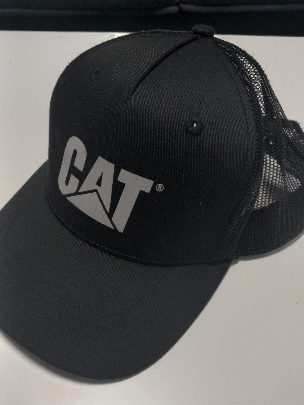 Black Logo Trucker Cap for Pets Cat
